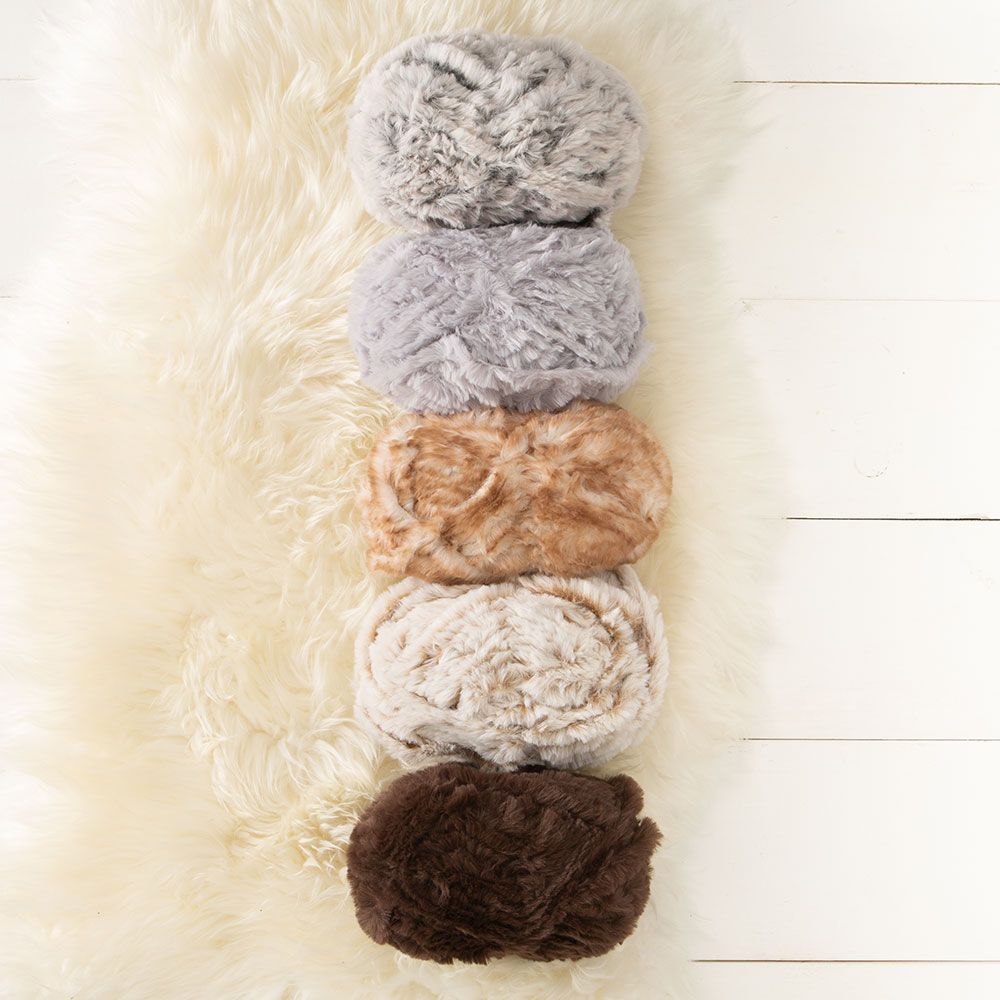 fable fur from WeCrochet -- crochet with faux fur yarn