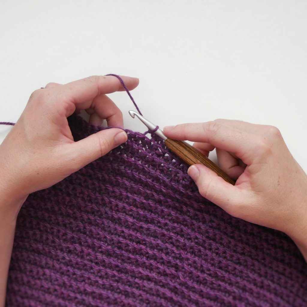How to Single Crochet Back Loop Only - Totally Textured Tuesday