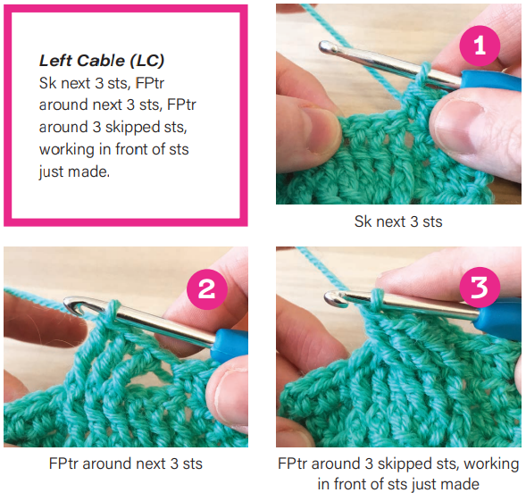 How to Crochet Cables + Good Beginner Crochet Cable Patterns