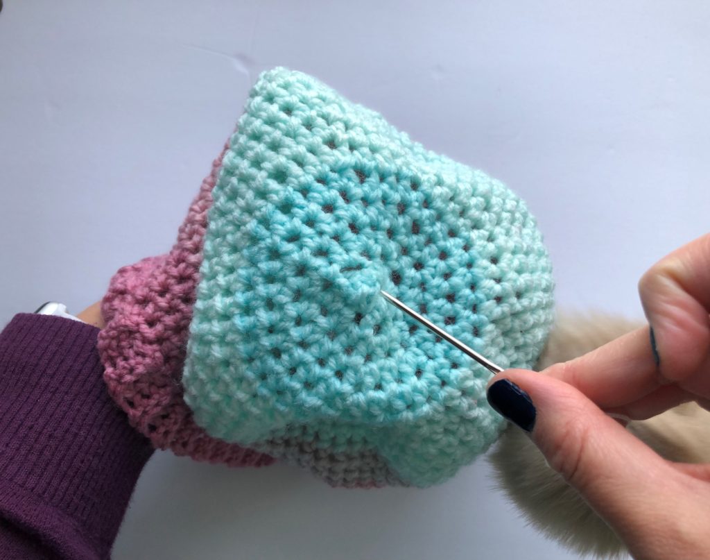 How to Attach a PomPom to Your Crochet Hat WeCrochet Staff Blog